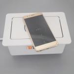 Office Furniture Tabletop Pop Up Power Hidden Socket With Qi Wireless Charger for sale