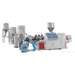 Double Screw Hot Cutting Plastic Pelletizer Machine 60KW For PVC for sale