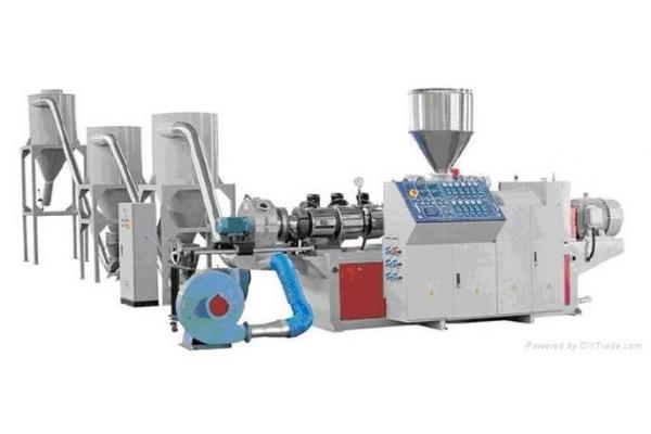 Double Screw Hot Cutting Plastic Pelletizer Machine 60KW For PVC
