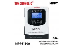 China Intelligent 30A MPPT Solar Charge Controller Stable 24v MPPT Charge Controller supplier