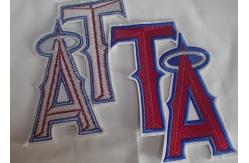 China Textile Sew On Woven Clothing Custom Embroidered Patches supplier