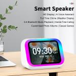 Bluetooth Screen Temperature Display Control Table Speaker FM Intelligent Bluetooth Clock for sale
