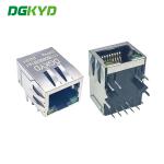 DGKYD111B089DB1A1DPQ RJ45 Network Interface Connector TAB-DOWN 1X1 10/100BASE POE Without 8 Pins for sale