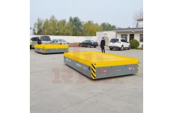China Hand Operated 15 Tons Battery Transfer Trolley , Automatic Material Handling Cart supplier