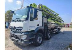 China 62 Meters Boom Concrete Pump Truck with 12.777L Displacement supplier