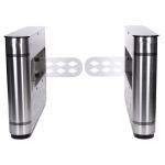 Luxury Slim Intelligent Full Automated Pedestrian Swing Gate With Marble Top Cover for sale