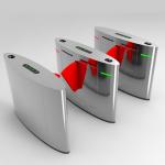 Counter Sliding Swing Security Turnstile Gate Access Control System 40 Hours Working for sale
