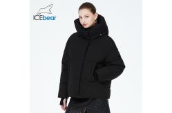 China Green Winter Jacket Women Zipper Closure Womens Black Winter Coat Polyester Filling supplier