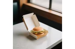 China Customized Printing Fast Food Packaging Paper Hamburger  Fries Takeaway Boxes supplier