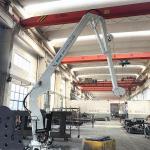 Steel 0.99t 10m Boat Deck Crane Hydraulic Knuckle Ship Boom Ccs Approved for sale