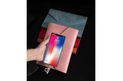 China Folding Reusable Notepad With Power Bank , Multiscene Phone Charging Notebook supplier
