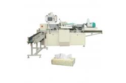 China Fully Automatic V Fold Facial Tissue Paper Boxed Packing Machine supplier