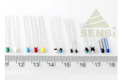 China Alloy Lead Wire Epoxy Precision NTC Thermistor For Batterypack Batterycharger supplier