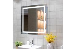 China Living Room Illuminated Rectangle Shaving Shower Room Bathroom Mirrors With Touch Switch supplier