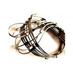 Tin Copper Plated AISI316 Safety Stainless Steel Cable Mesh With 80mm Apr 2mm Dia for sale
