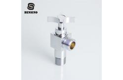 China Chrome Plated Zinc Handle 15mm Toilet Angle Valve supplier