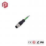90 Degree Right Angle Connector A Code 5 Pin Male Connector M12 Straight N Right Angle Plug for sale