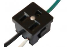 China USA Electric Power Sockets For Office / Home , Electrical Outlet Receptacle supplier