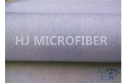 China Natural White Microfiber  Loop Fabric Self-Adhesive 58 / 60 supplier