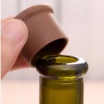 OEM Non Toxic Reusable Silicone Wine Bottle Caps for sale