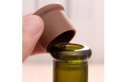 China OEM Non Toxic Reusable Silicone Wine Bottle Caps supplier