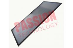 China Hot Water Heating Flat Plate Solar Collector Blue Titanium Absorber Coating supplier