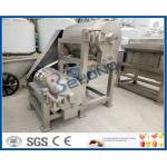 Double Stage Fruit Pulper Machine , Mango Pulping Industrial Juice Extractor Machines for sale
