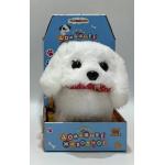 Hot-selling Walking White Dog with Rope Pulling Plush Toy Cute Soft Toy BSCI Factory for sale