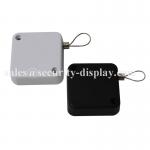 Plastic Square Shape Anti-Theft Recoiler with Adjustable Loop Cable End