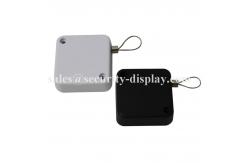 China Plastic Square Shape Anti-Theft Recoiler with Adjustable Loop Cable End supplier