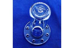 China Factory Custom High Temperature Welded Flange Quartz Pipe supplier