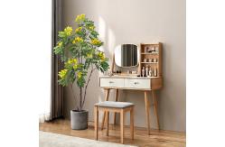 China Artificial cassia flowering tree yellow home deco hotel office potted tree supplier