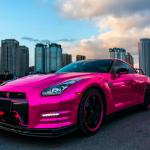 Moisture Proof Pink Chrome Car Vinyl Wrap Mirror Effect Bubble Free for sale