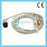 Nihon Kohden 3 lead ECG cable with clip,8 pin for sale