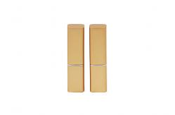 China Matte Gold Empty Lip Scrub Containers , Custom Lip Balm Tubes supplier