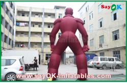 China Durable Inflatable Iron Man / Spider Man Cartoon Character Hero For Event supplier