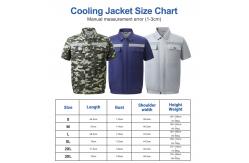 China 4.56W Evaporative Cooling Vest Fan Cooling Jacket With 6700mAh Battery supplier