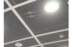 China Customized Aluminum Expanded Metal Sheet Lath Ceiling 20 X 50mm 2mm Thickness supplier