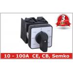 University 8 Position Rotary Switch 2 Pole / 4 Pole Isolator Switch for sale