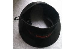 China Eco-friendly Creative Design Black Bucket Hats , Packable Summer Travel Adjustable  Hat  supplier