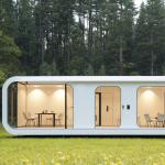 High-Performance Apple Cabin House with Dry-wet Separation Bathroom for sale
