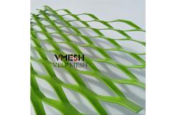 China Customized Powder Coated Wall Cladding Expanded Metal Facade Mesh supplier