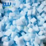 28D 35D Pure Color 3D Small Cube Shredded Gel Air Memory Foam Fill for sale