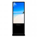 55 Inch Floor Stand Android Touch Screen Displays Advertising Players Ultra Thin Lcd Digital Signage for sale