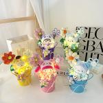 Multiple Color Plush Immortal Flower Potted Doll Bouquet Perfect Gift for Teachers on Chinese Valentine's Day and Teacher's Day for sale