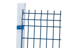 China Easily Assembled 6ft Height Airport Security Fencing Pvc Coated Square Post supplier