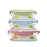 680ml Snap Locking Airtight Glass Meal Prep Container