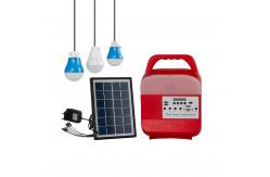 China 4 PCS Portable Solar Light Kits For Home Lighting Led Lights supplier