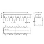 Integrated Circuit Chip Low power, low price, low pin count 20 pin microcontroller with 2 kbyte OTP  P87LPC762FD  QFP for sale