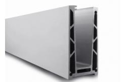 China Adjustable Glass U Channel Glass Balustrades Anodized Aluminum Profiles 6061 supplier